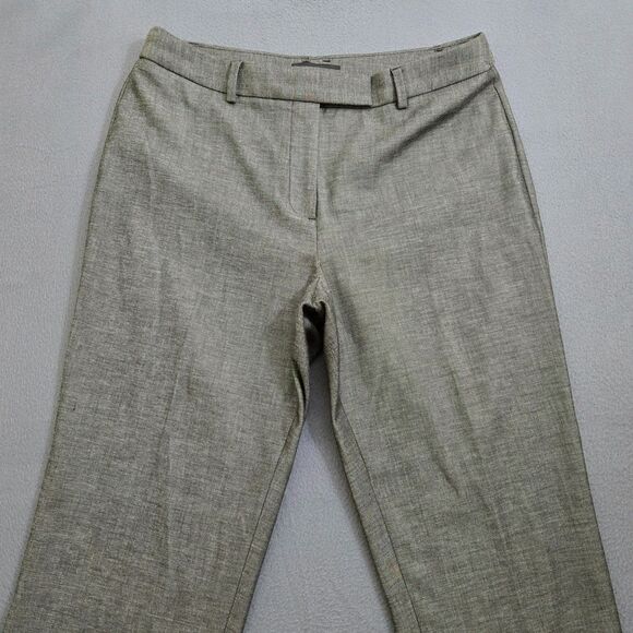 Talbots Women 10 Gray High Waisted Straight Leg Trousers - Picture 3 of 12